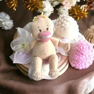 Manhattan Toy Company 13" Wee Baby Stella Plush Doll with Pacifier Blonde Hair